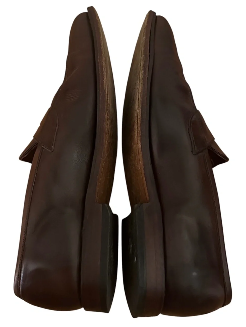 Allen Edmonds Lake Forest Penny Loafers Shoes Mens Sz 10 D Brown Leather Slip On